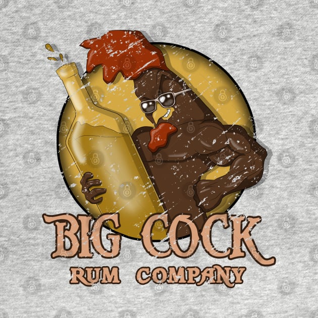 big cock rum company by bobgoodallart